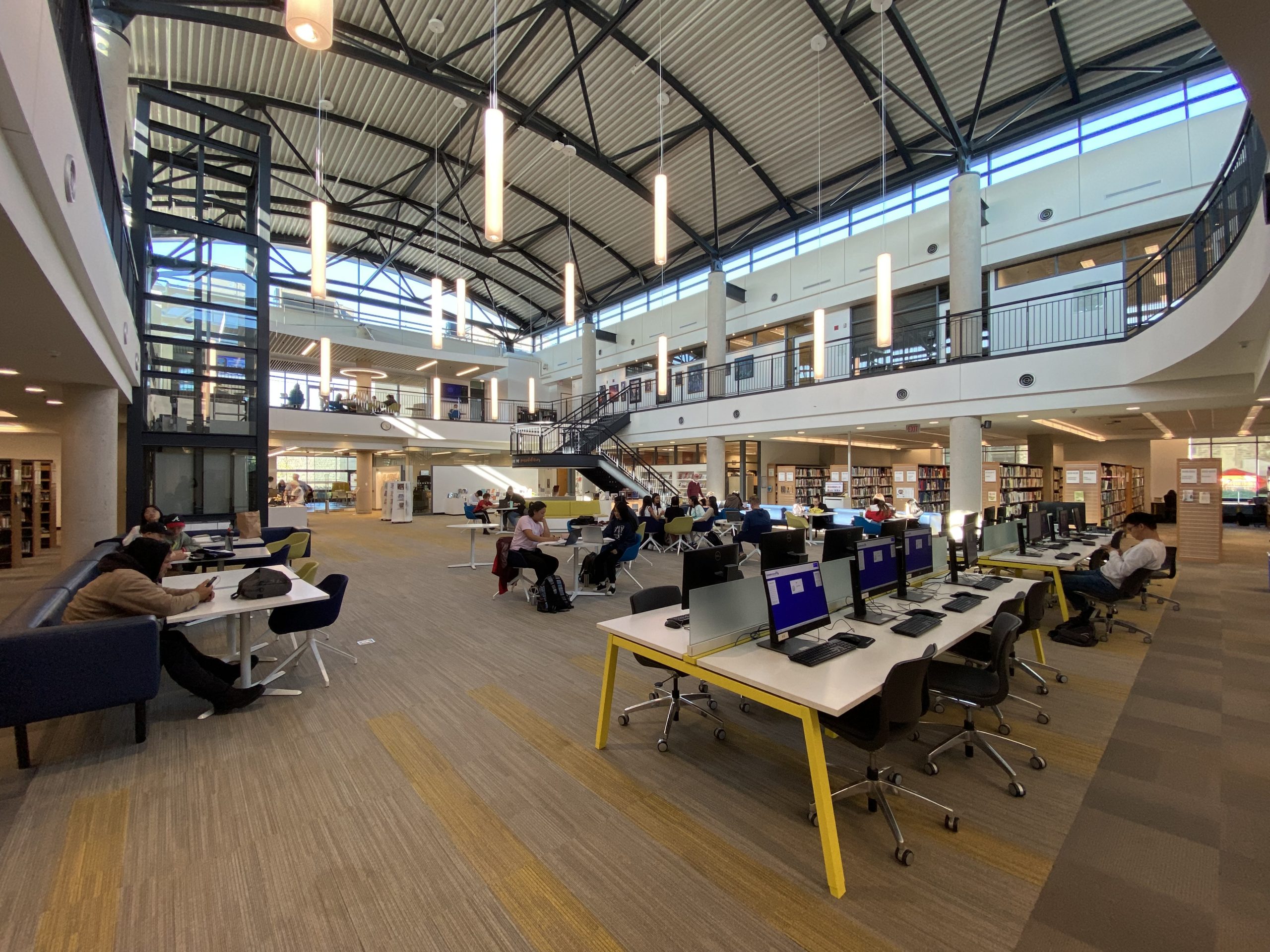Aurora Public Library interior (2023)